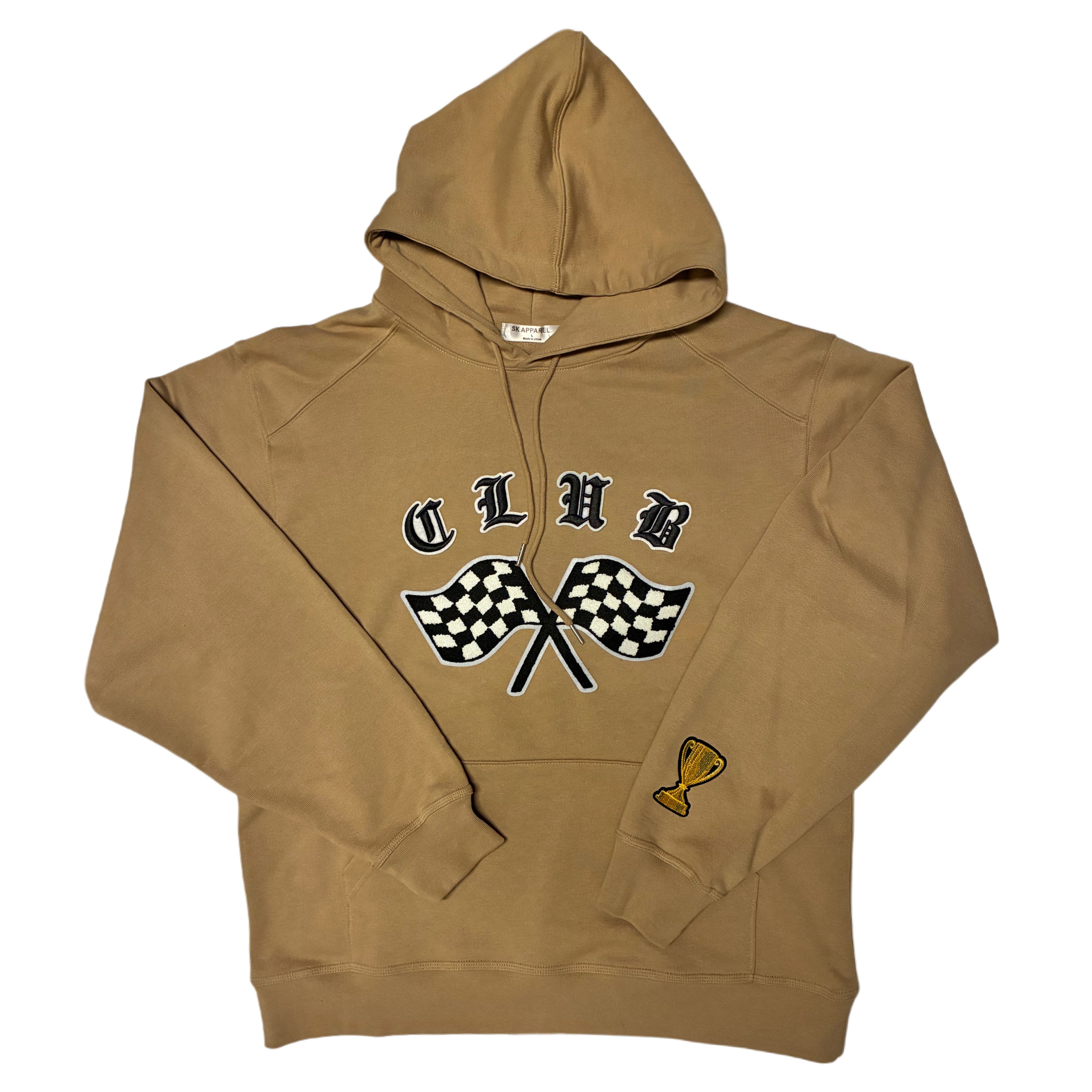 “CLUB” Hoodie (Peanut Butter)
