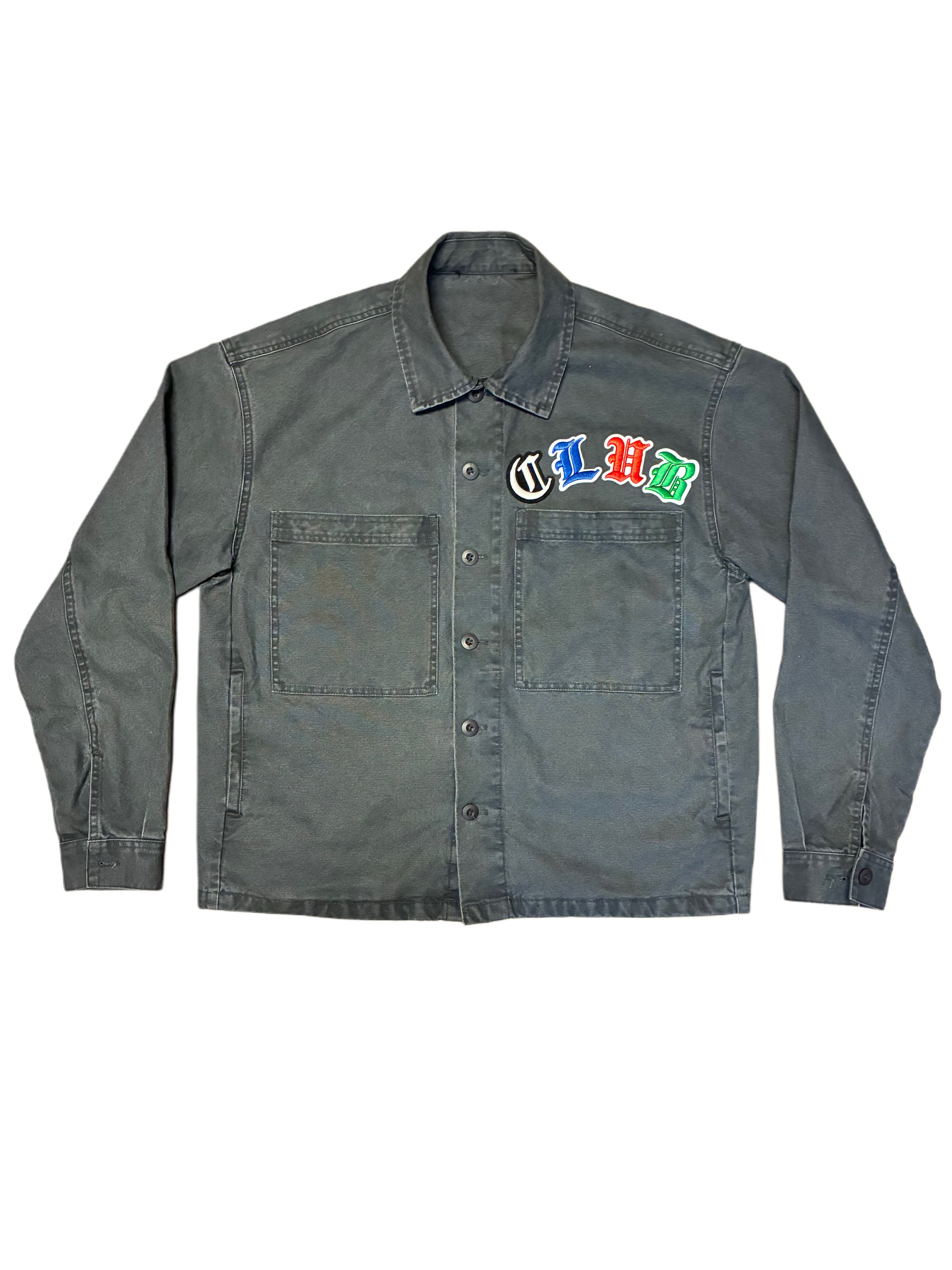 Denim “CLUB” Jacket (Grey)